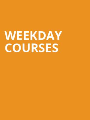 Weekday Courses at Alexandra Palace